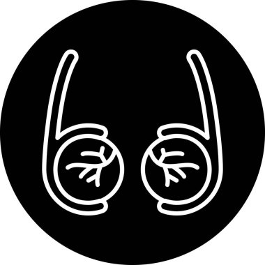 Çizgi film simgesinin vektör çizimi