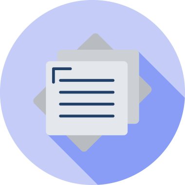 Belge simgesinin vektör illüstrasyonu