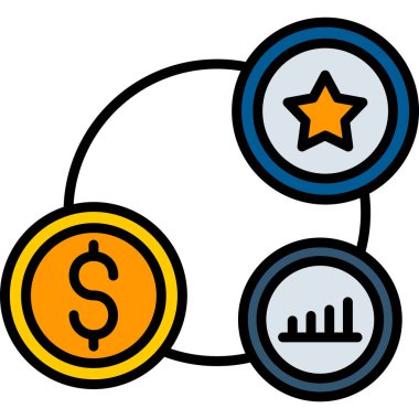 Çizelge. Web simgesi basit illüstrasyon