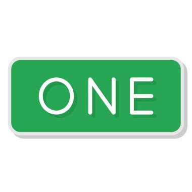 Beyaz arkaplanda bir düğme.