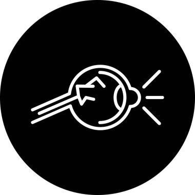 Bir termometrenin vektör illüstrasyon simgesi