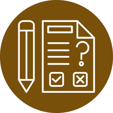 belge simgesi vektör illüstrasyonu