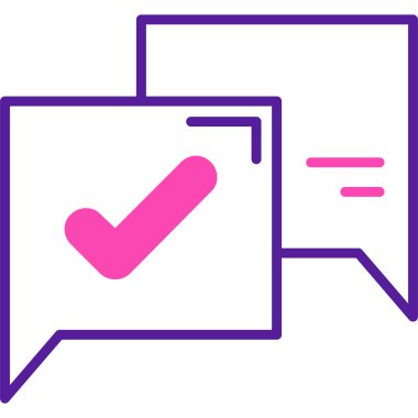 oy web simgesi basit illüstrasyon