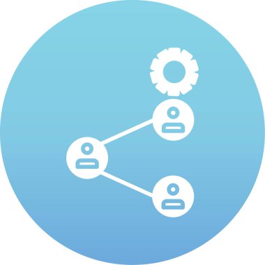 İş simgesinin vektör illüstrasyonu