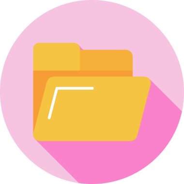 Belge. Web simgesi basit illüstrasyon