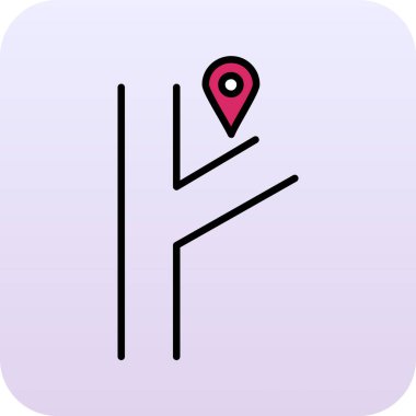 konum pin simgesi vektör illüstrasyonu