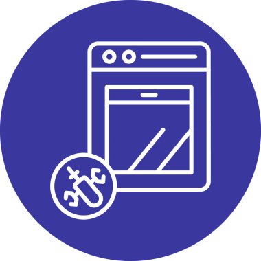 seo modern simgesinin vektör illüstrasyonu