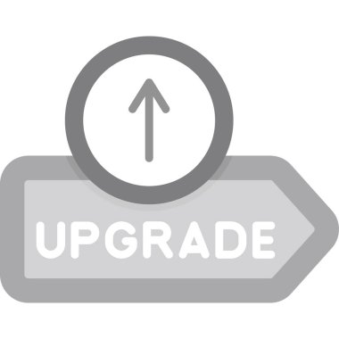 Simge vektör illüstrasyonunu yükselt