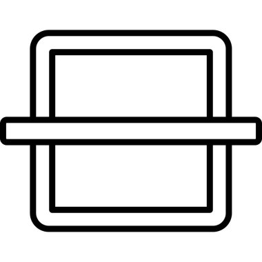 Laptop Simge Vektörü. Dizüstü bilgisayar tabelası. İzole edilmiş Contour Sembol İllüstrasyonu