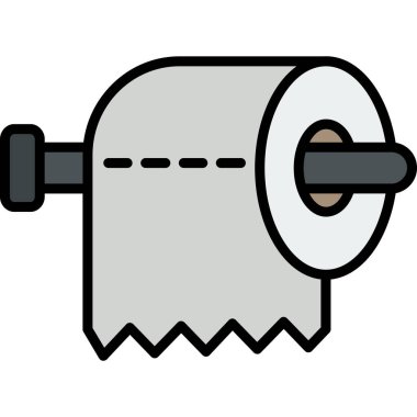 çizgi film doodle tuvalet kağıdı