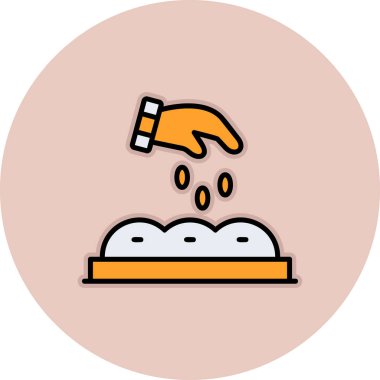 Kek simgesi, vektör illüstrasyonu