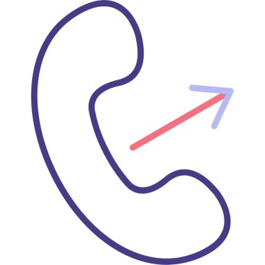 - Telefon. Web simgesi basit illüstrasyon