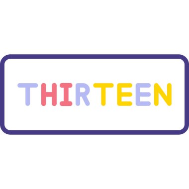 Metin 3d 'nin vektör illüstrasyonu