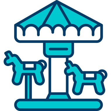 Bir köpek simgesinin vektör illüstrasyonu