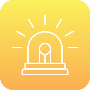 Kabartma vektör ikonlu güzel ampul