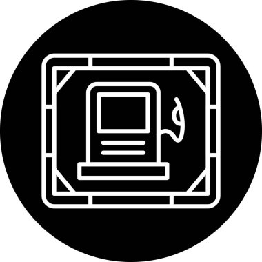 kahve simgesi, vektör illüstrasyonu