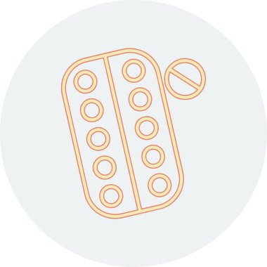 Haplar. Web simgesi vektör illüstrasyonu