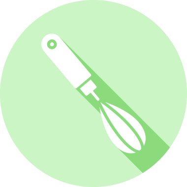 Mutfak ve yemek ikonu vektörü.