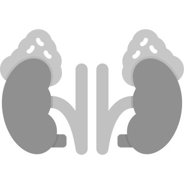 Şeffaf bir arka planda akciğer vektör çizimi. Birinci kalite semboller. Konsept grafik tasarımı için simge konsepti.