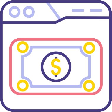 para simgesi vektör illüstrasyonu