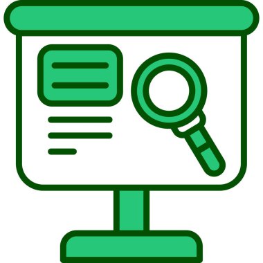 Ara. Web simgesi basit illüstrasyon