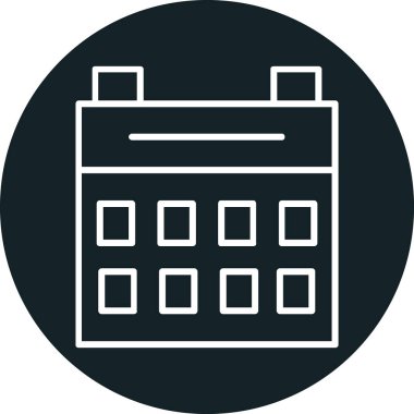 vektör takvim simgesi