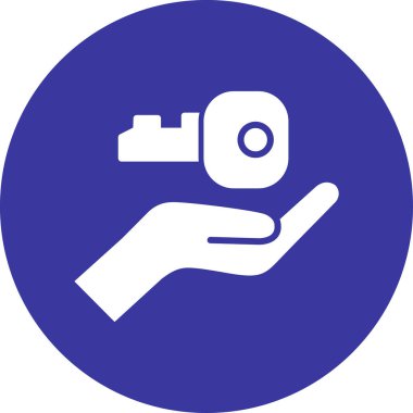 Modern oto tamir simgesinin vektör illüstrasyonu