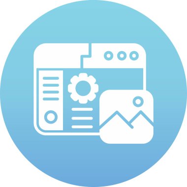 Modern uzun gölgenin vektör simgesi