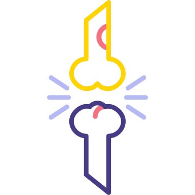 Çizgi film simgesinin vektör çizimi