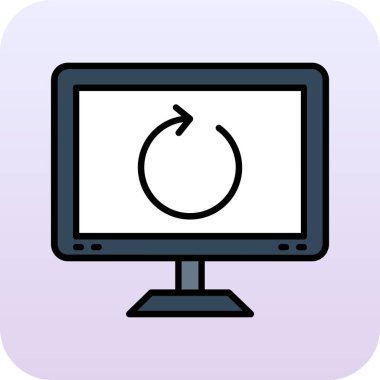 Web simgesi vektör illüstrasyonu