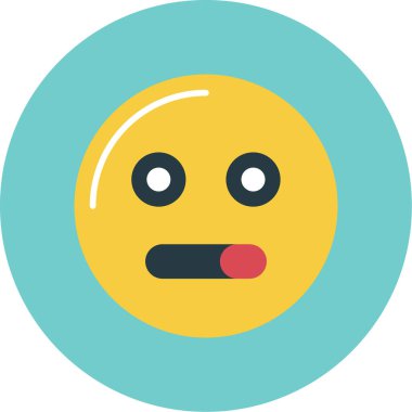 Yüz ifadesi duygu simgesi - özet biçimi