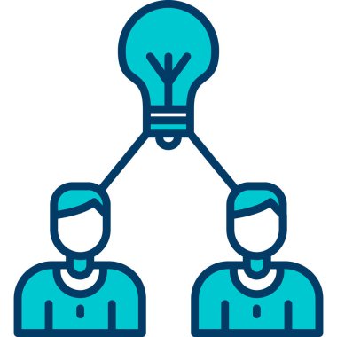 Ampul. Web simgesi basit illüstrasyon