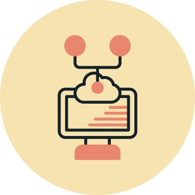 Modern eğitim ikonunun vektör illüstrasyonu