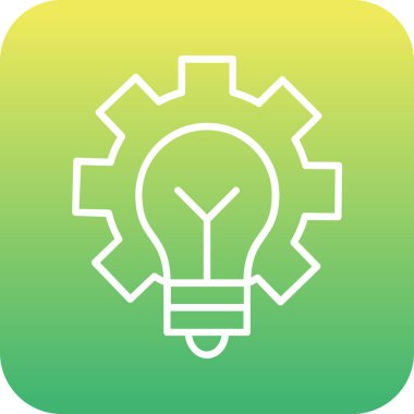 Bir dişli simgesini vektör çizim