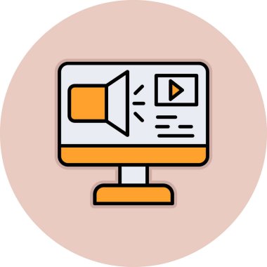 Seo simgesinin vektör illüstrasyonu