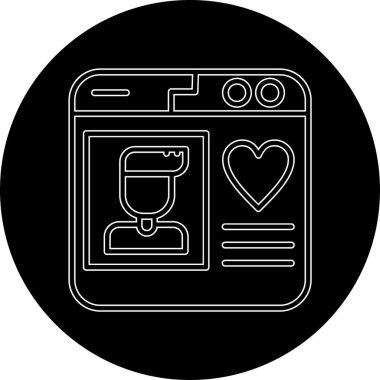 Gıda simgesinin vektör illüstrasyonu