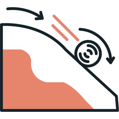 Ok. Web simgesi basit illüstrasyon