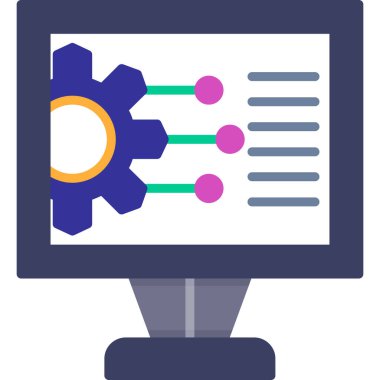 Web simgesi vektör illüstrasyonu