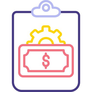 çanta simgesi vektör illüstrasyonu