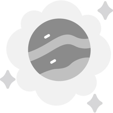 Bulut simgesi. Basit tasarım