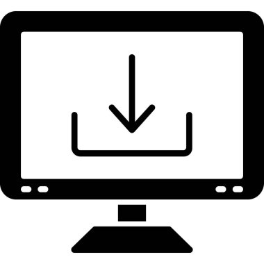 Ağ simgesi. Basit resimleme