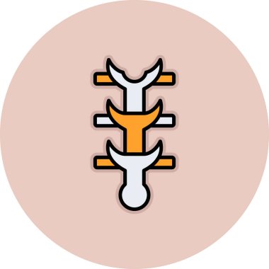 Bir çapraz simgenin vektör illüstrasyonu