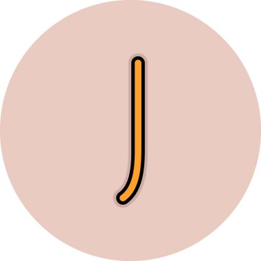 Çizgi film modern simgesinin vektör illüstrasyonu