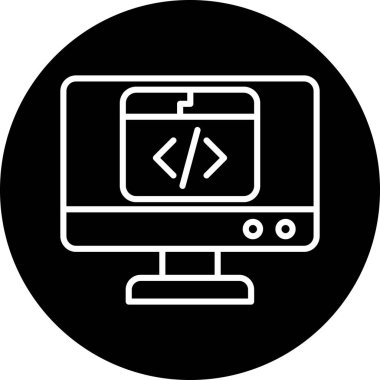 seo modern simgesinin vektör illüstrasyonu