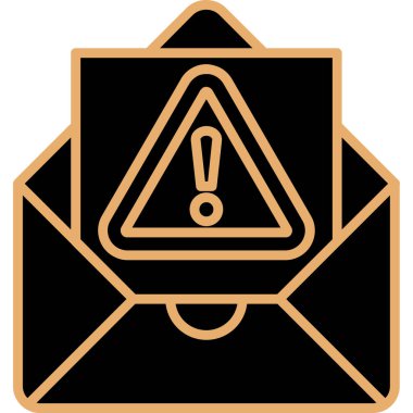 Bir harf simgesinin vektör illüstrasyonu