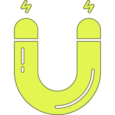 Bir cıvatanın sıcak çizgi karikatürü