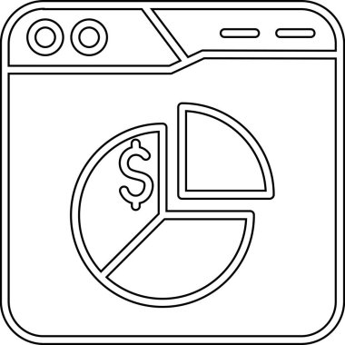 dolar sembollü para mobil ve sikkeler vektör illüstrasyon grafik tasarımı