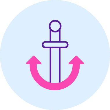 Pusula. Web simgesi basit illüstrasyon