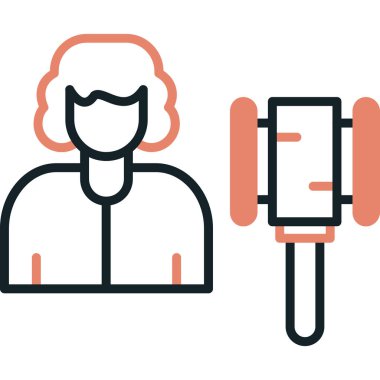 mikrofon simgesi vektör illüstrasyonu