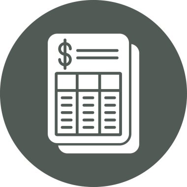 Dolar simgesi vektör illüstrasyonu